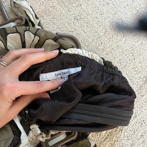 Zara flowy floral skirt - Picture 4 of 5